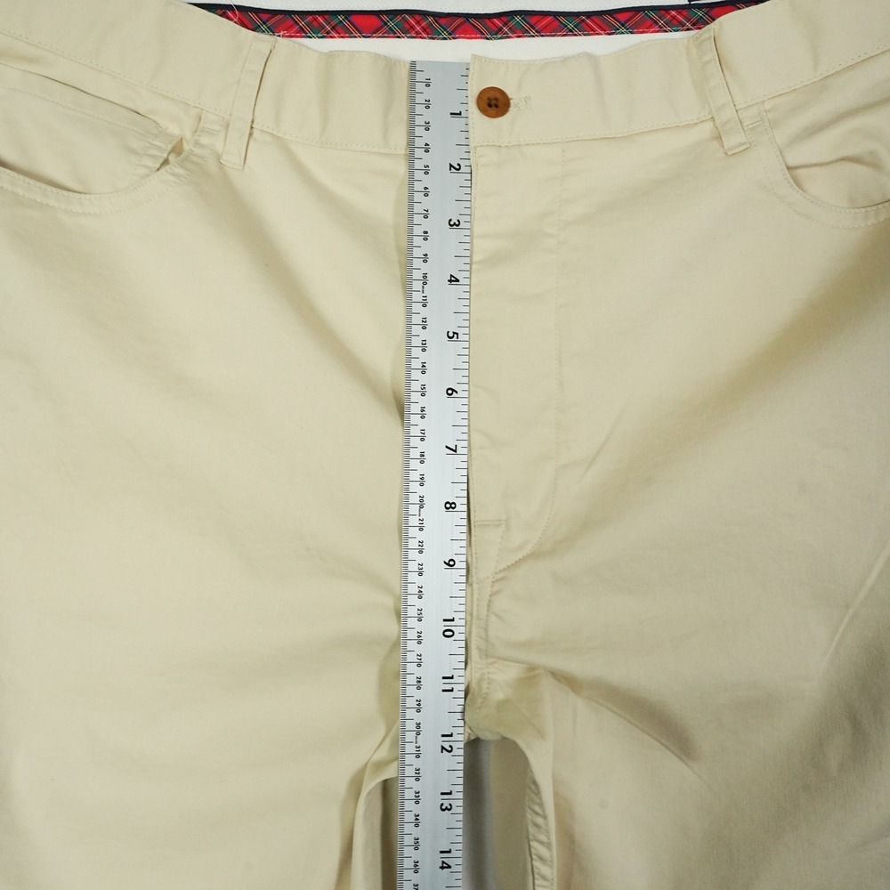 Polo‎ Golf Ralph Lauren Mens Tailored Fit Pants 38x30 Cream Khaki Stretch Chino - Picture 8 of 8